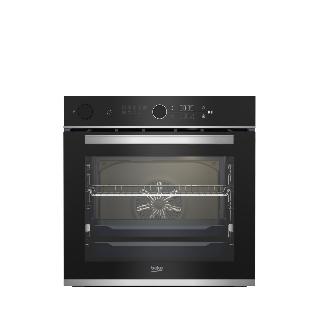 Resim Beko BFC 749 S Beyond Siyah Ankastre Fırın 