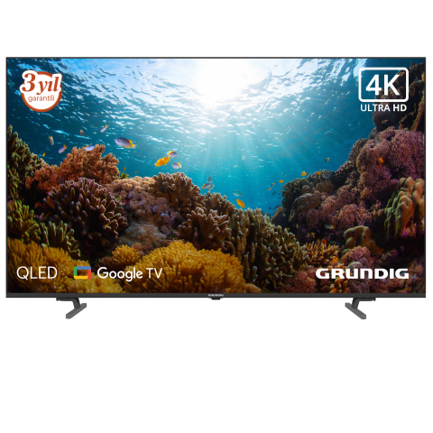 Grundig Madrid 75 GJQ 9250 4K Ultra HD 75'' 190 Ekran Uydu Alıclı Google Smart QLED TV