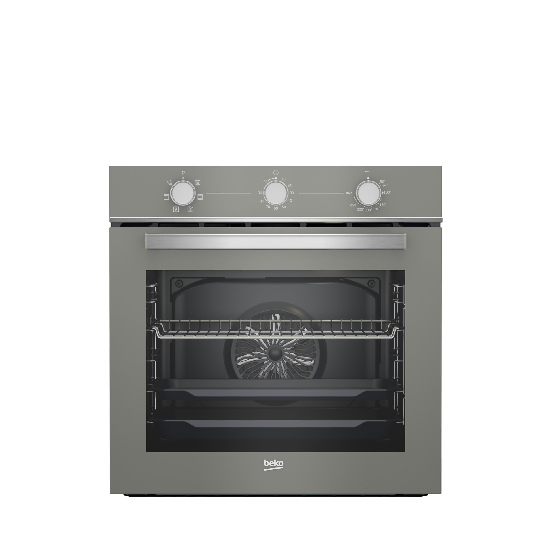 Resim Beko BFC 220 G Gri Ankastre Fırın 