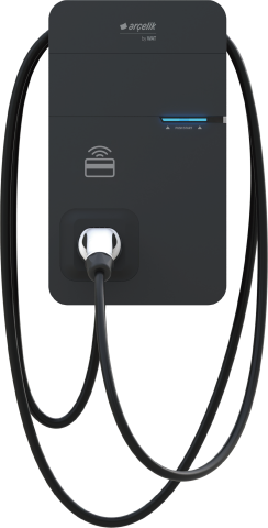 Arçelik AR AX 32 RFID 22 kW Kablolu Elektrikli Araç Şarj İstasyonu
